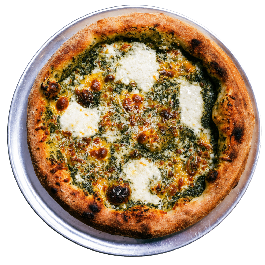 Four Cheese with Pesto Sauce
