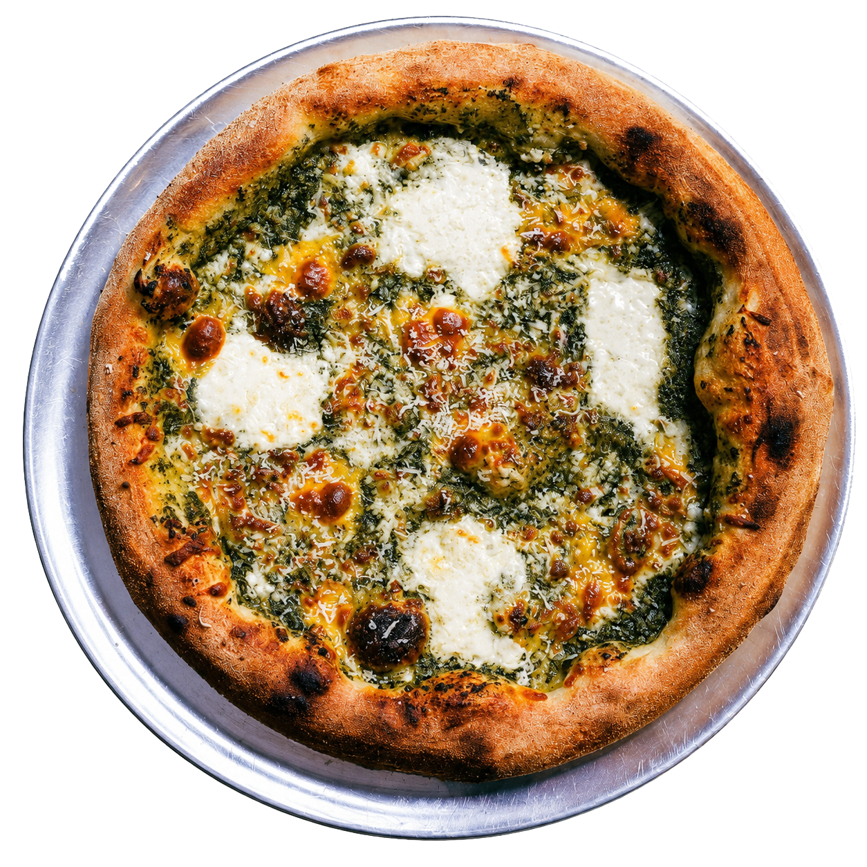 Four Cheese with Pesto Sauce