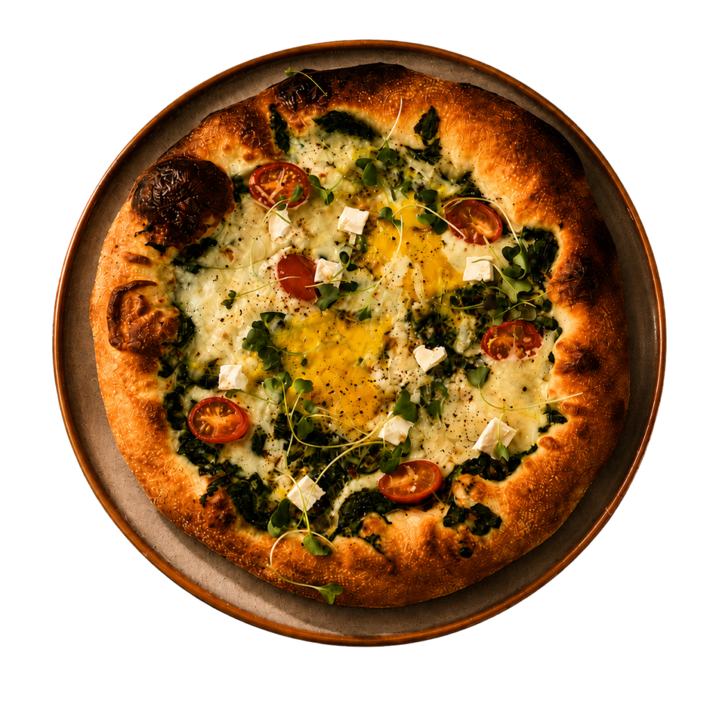 Green Start Breakfast Pizza
