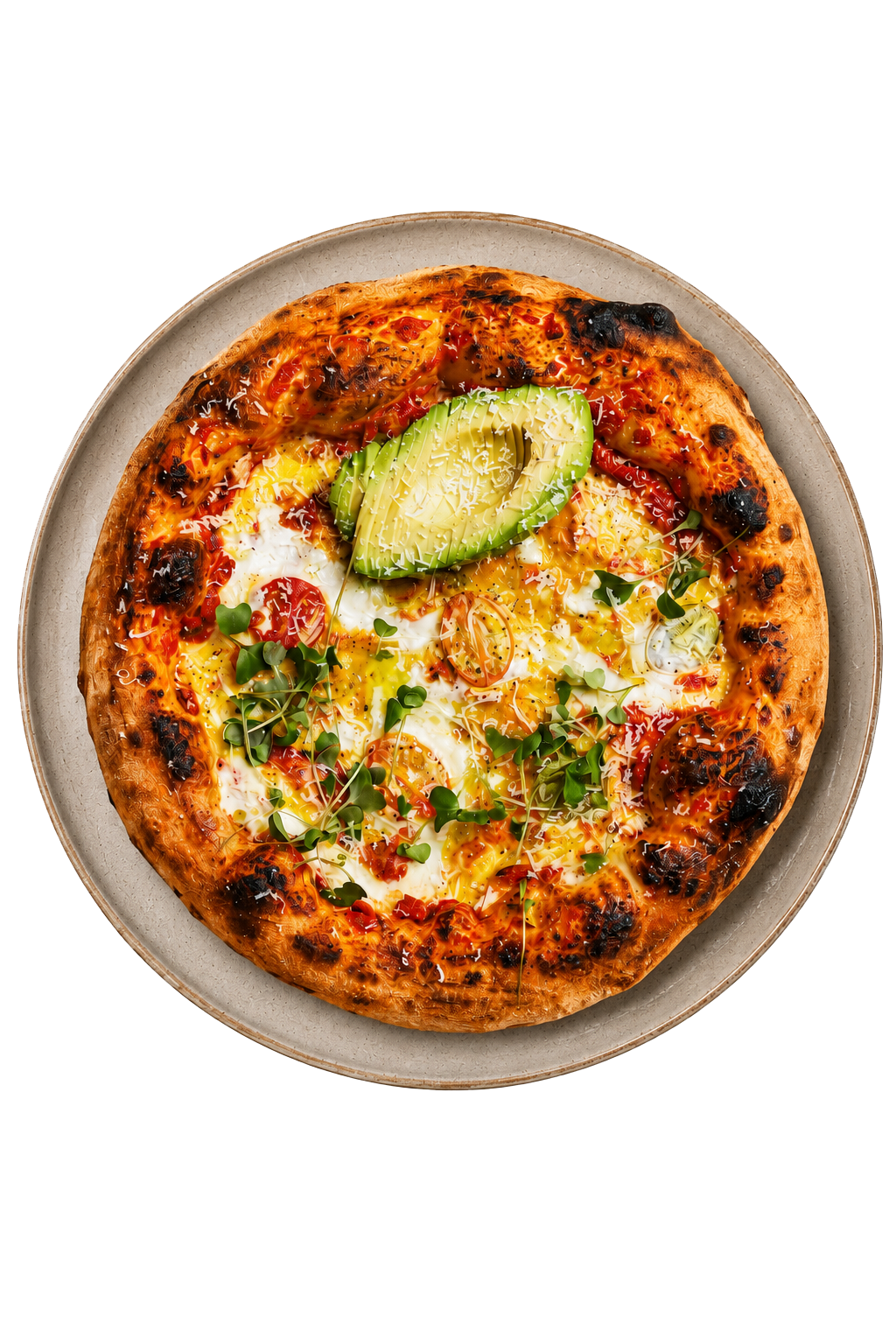 Mediterranean Breakfast Pizza