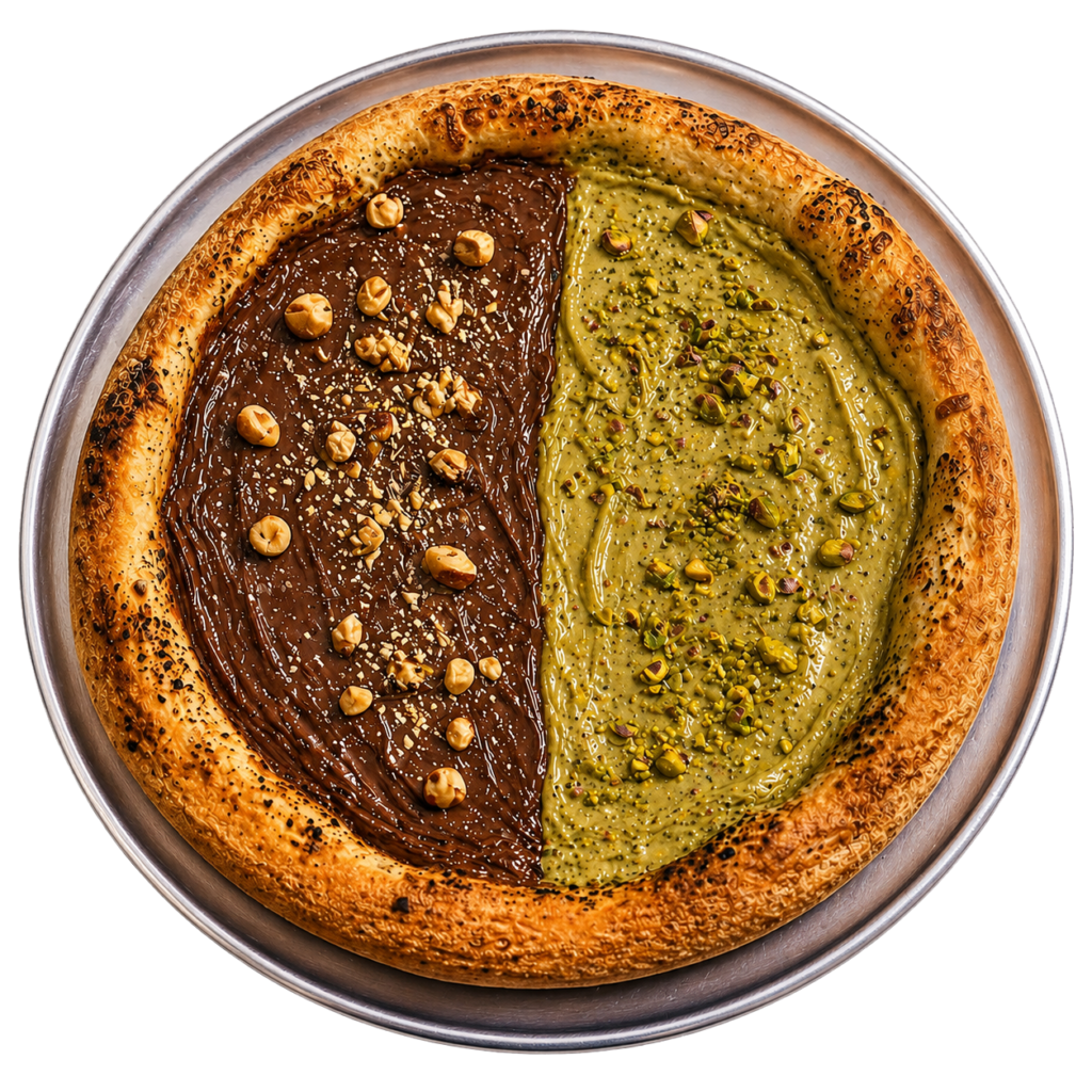 Nutella Pistachio Pizza