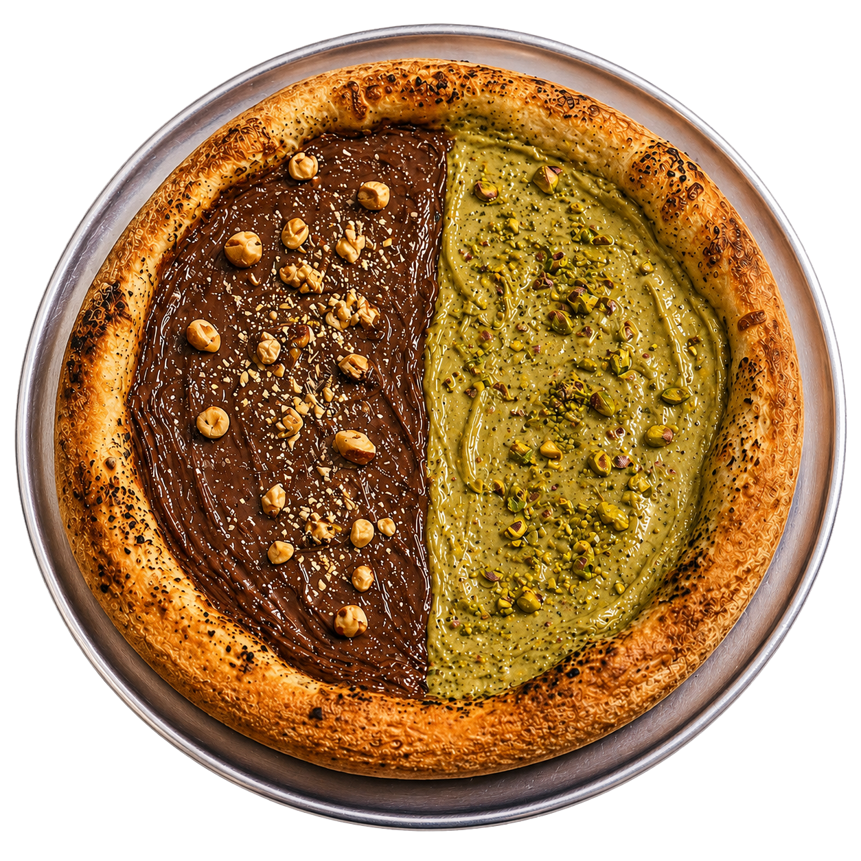 Nutella Pistachio Pizza