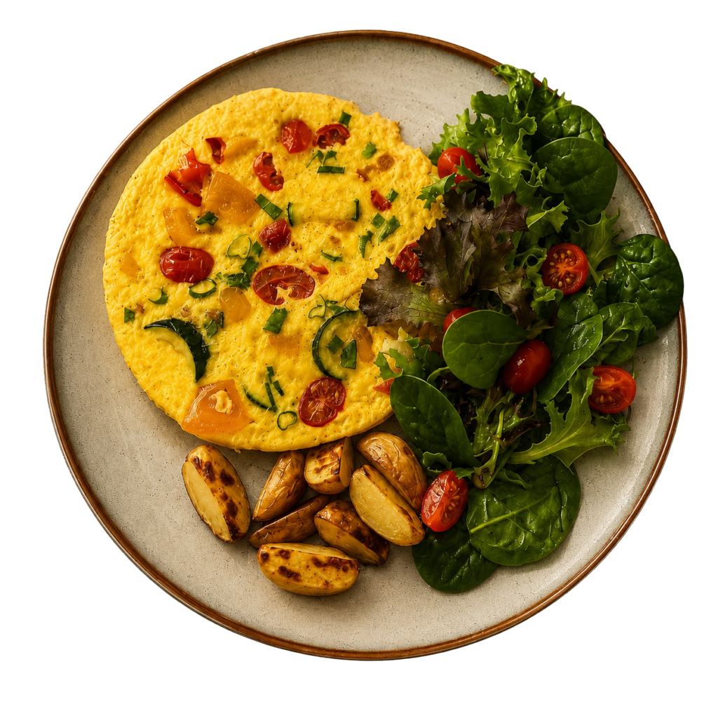 Roasted Veggie Omelette