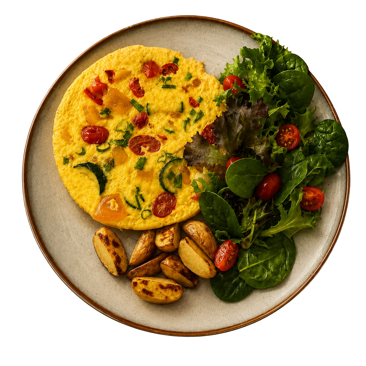 Roasted Veggie Omelette